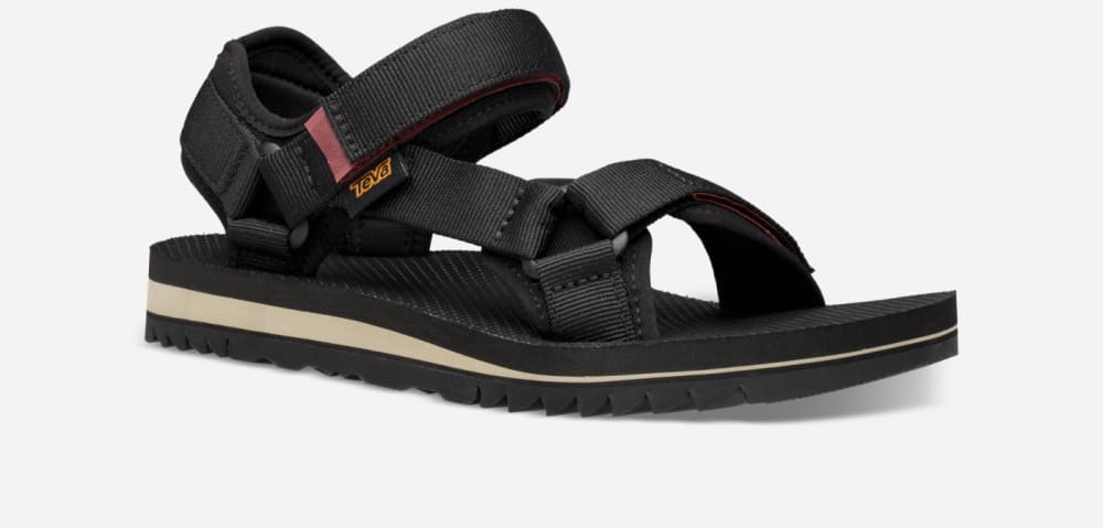 Women's Teva Universal Trail Hiking Sandals Black | USA-1659