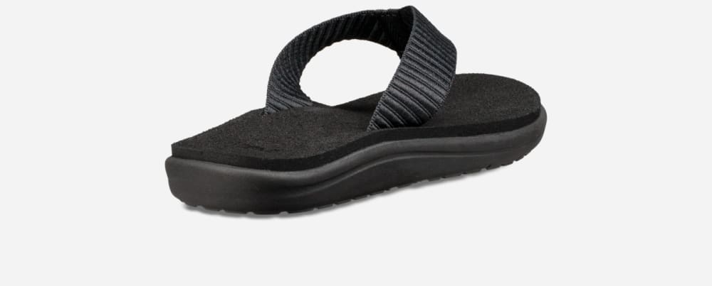 Women's Teva Voya Flip Flops Black | USA-8761