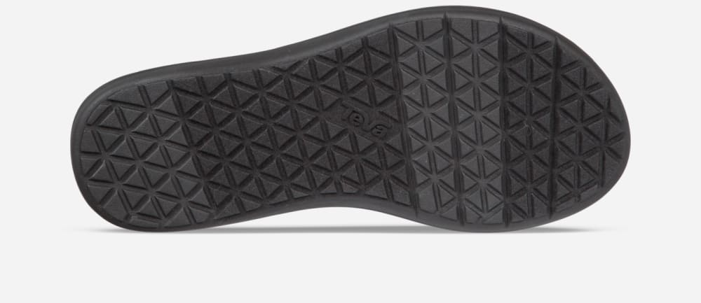 Women's Teva Voya Flip Flops Black | USA-8761