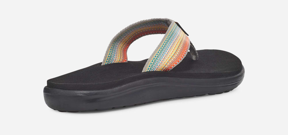 Women's Teva Voya Flip Flops Grey Multicolor | USA-3028