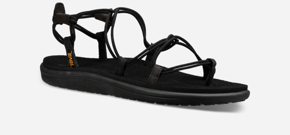 Women's Teva Voya Infinity Sandals Black | USA-8293