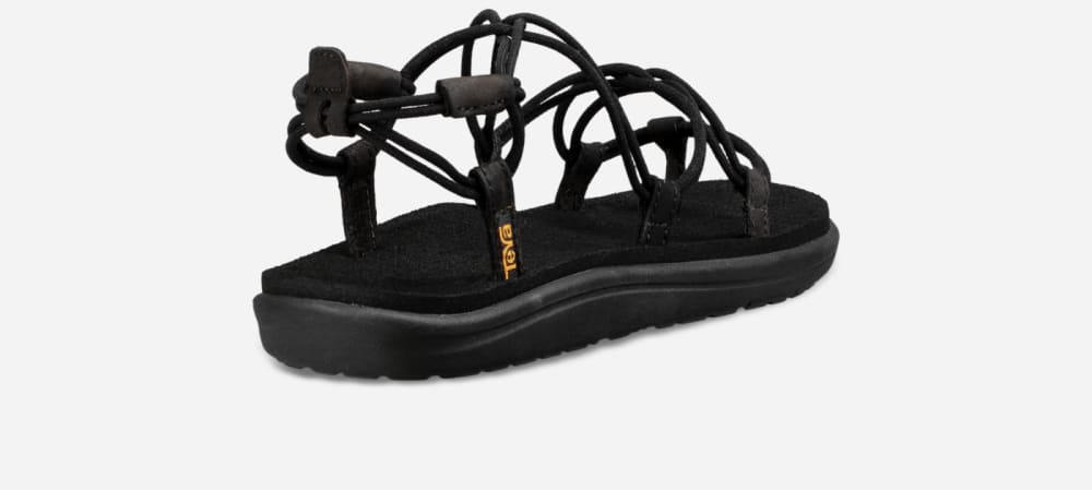 Women's Teva Voya Infinity Sandals Black | USA-8293