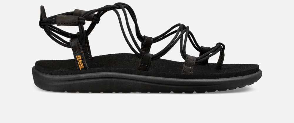 Women\'s Teva Voya Infinity Sandals Black | USA-8293