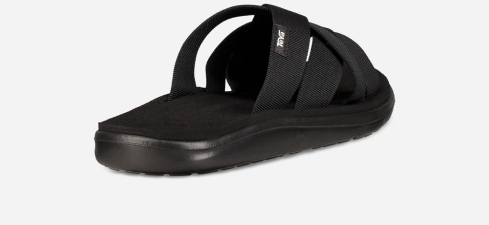 Women's Teva Voya Slide Black | USA-8941