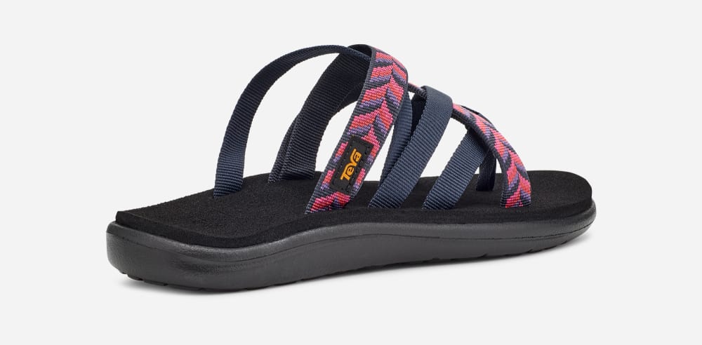 Women's Teva Voya Zillesa Flip Flops Navy | USA-5872