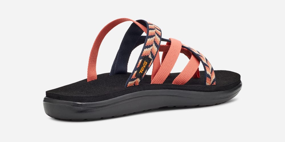 Women's Teva Voya Zillesa Flip Flops Orange | USA-9014