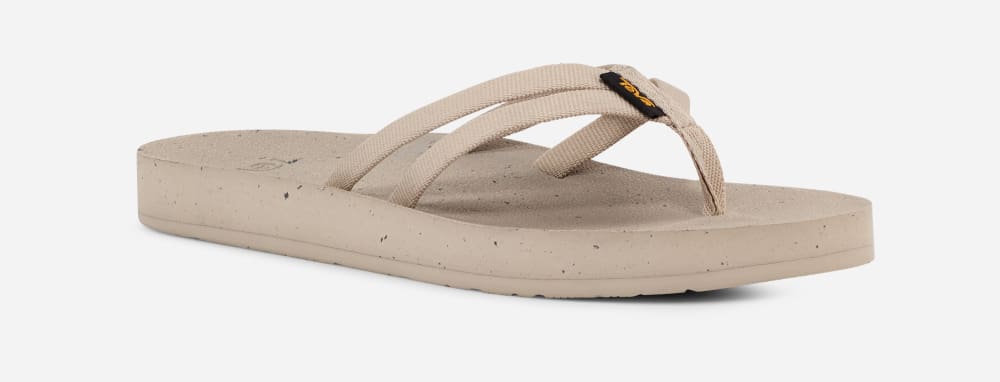 Women's Teva W Reflip Strappy Flip Flops Grey | USA-4805