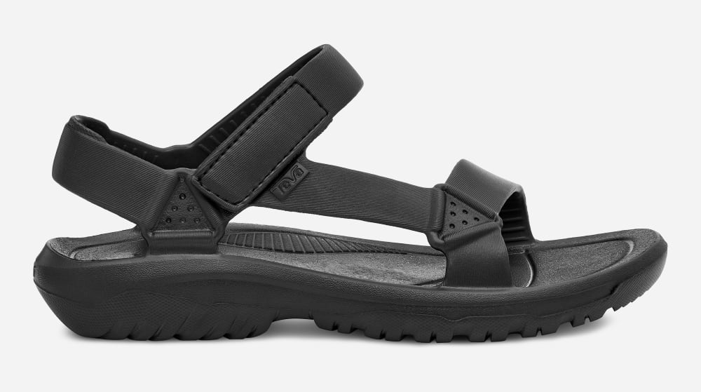 Men's Teva Hurricane Drift Sandals Black | USA-1970