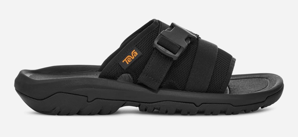 Men's Teva Hurricane Verge Slide Black | USA-4751