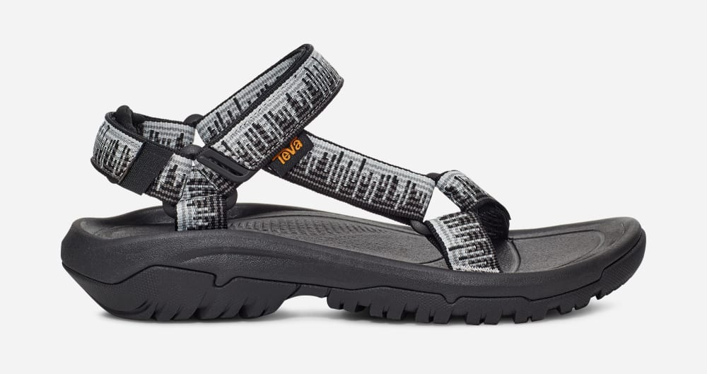 Men's Teva Hurricane XLT2 Hiking Sandals Black / White | USA-0519