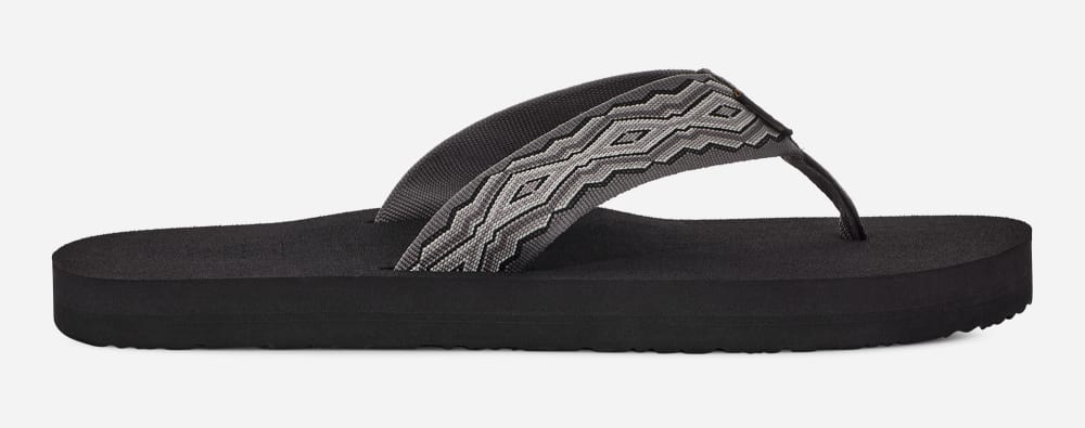 Men's Teva Mush II Flip Flops Dark Grey | USA-1457