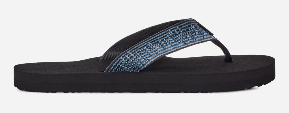 Men's Teva Mush II Flip Flops Navy | USA-8027