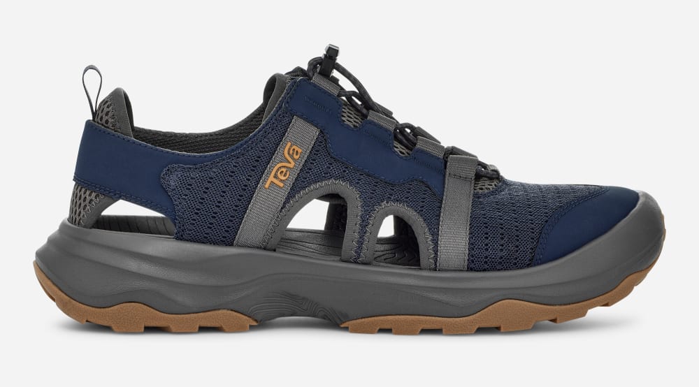 Men's Teva Outflow CT Sandals Indigo | USA-7941