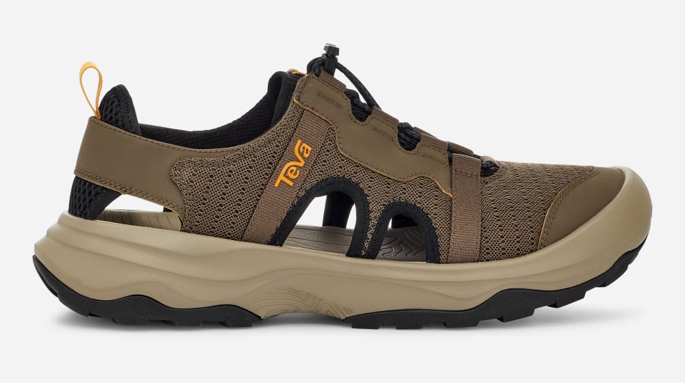 Men's Teva Outflow CT Sandals Khaki | USA-4157