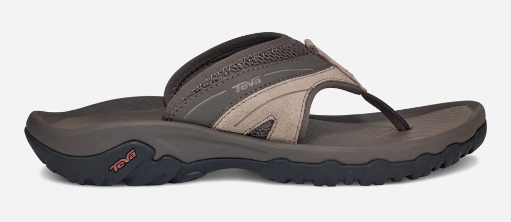 Men's Teva Pajaro Flip Flops Brown | USA-9365