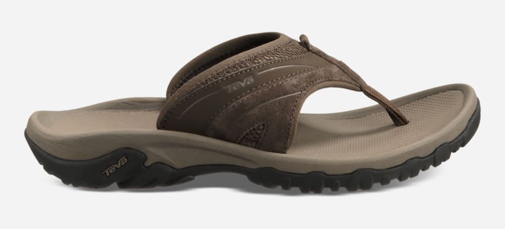 Men's Teva Pajaro Flip Flops Coffee | USA-1087