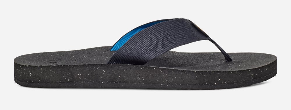 Men's Teva Reflip Flip Flops Navy | USA-0581