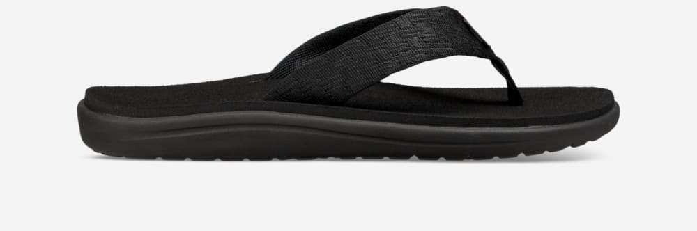 Men's Teva Voya Flip Flops Dark Red Black | USA-2764