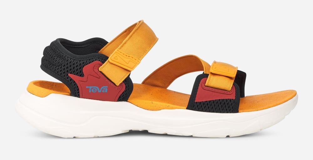 Men's Teva Zymic Sandals Gold Orange | USA-9087