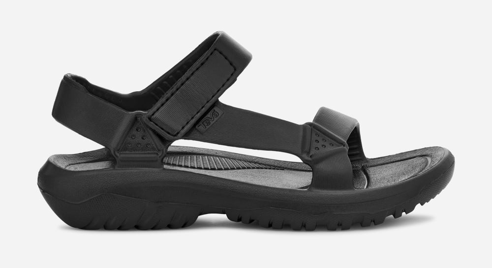 Women's Teva Hurricane Drift Sandals Black / Black | USA-4816