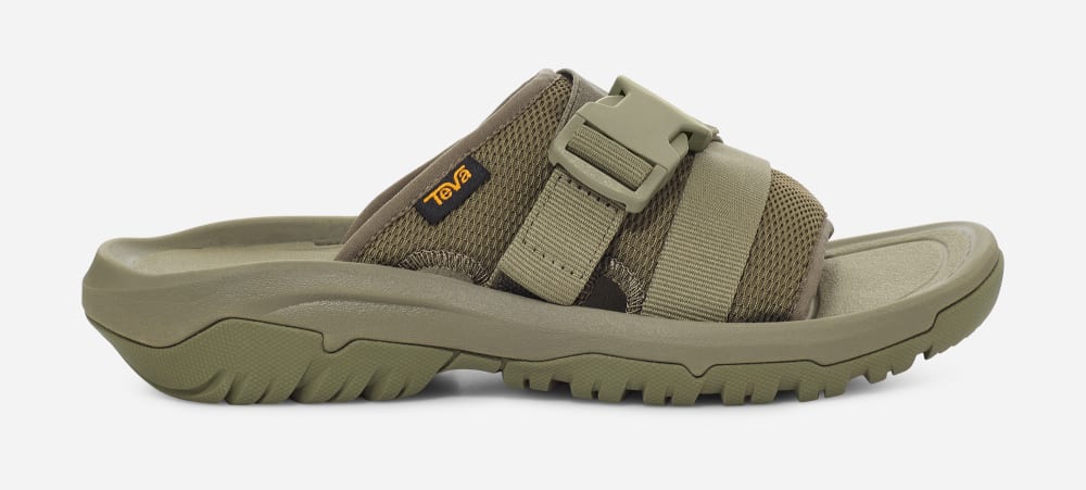 Women's Teva Hurricane Verge Slide Olive | USA-6485