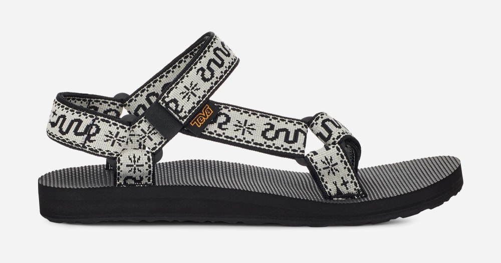 Women's Teva Original Universal Sandals White / Black | USA-1572