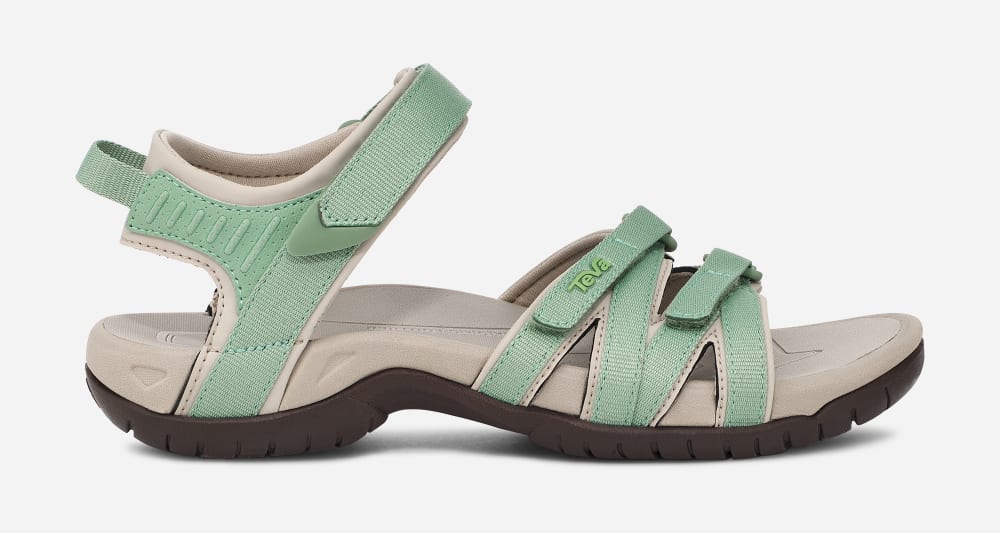 Women's Teva Tirra Hiking Sandals Green | USA-2370