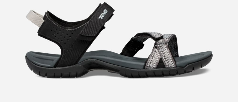 Women's Teva Verra Hiking Sandals Black Multicolor | USA-2473